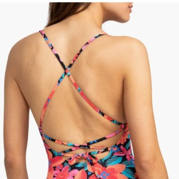 Roxy Floral Fiesta Beach Classic One-Piece Swimsuit - SZ XL - NWT - Picture 3 of 9